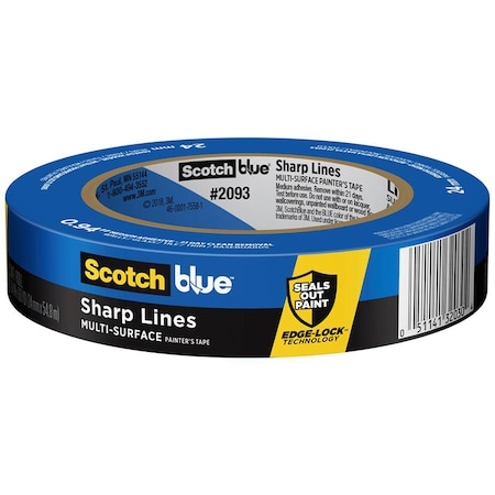 SCOTCH .94" x 60 Yds Blue ScotchBlue Sharp Lines Painter’s Tape 2093-24EC